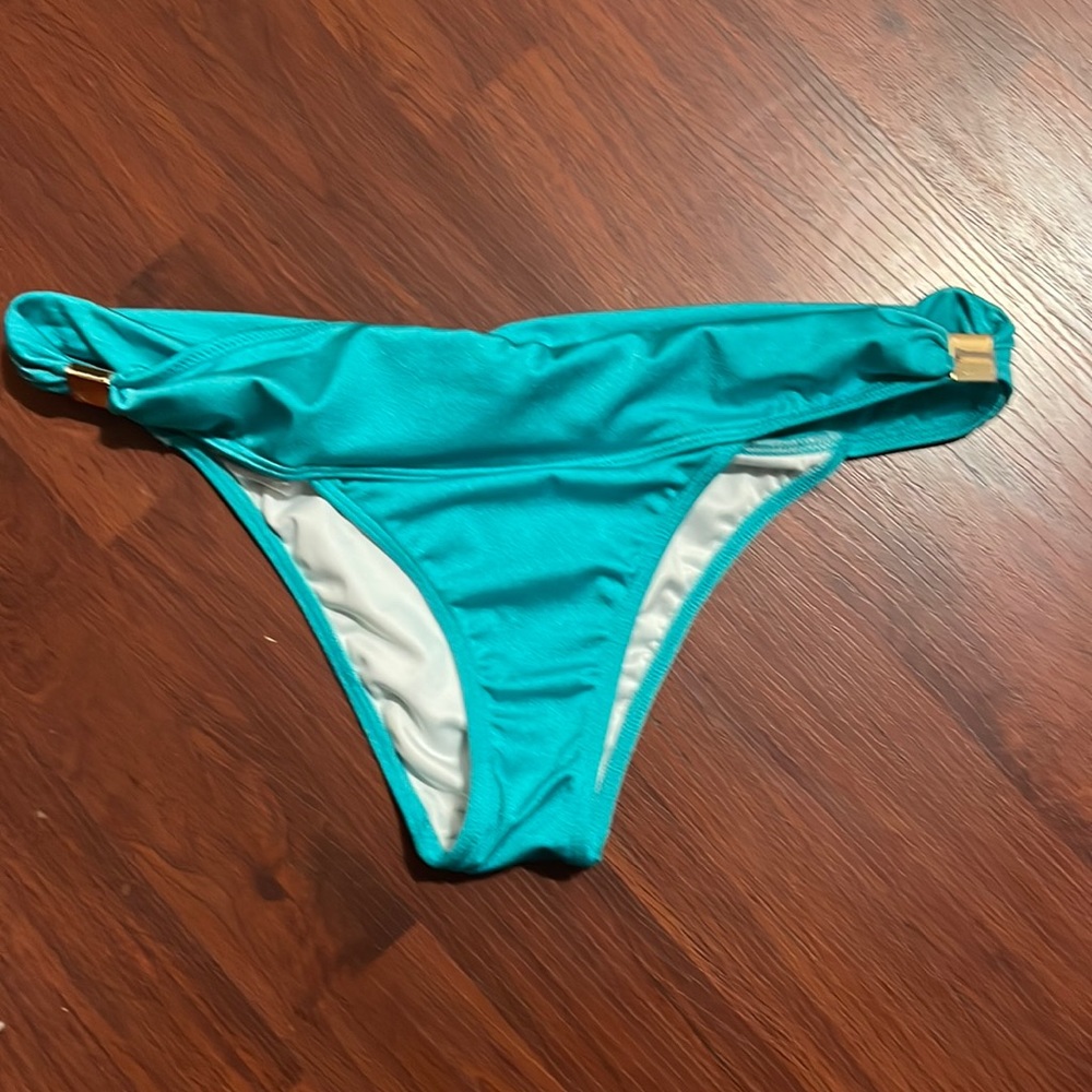 Victoria Secret aqua bikini bottoms.